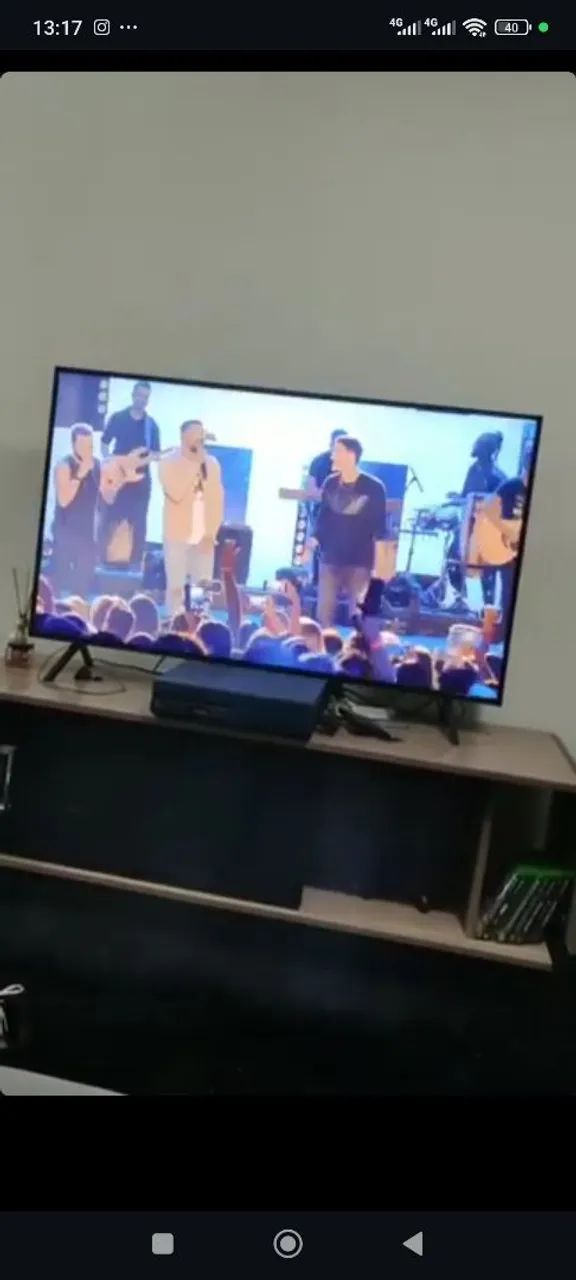 Smart TV Samsung 50 polegadas 4k Crystal ultra HD 