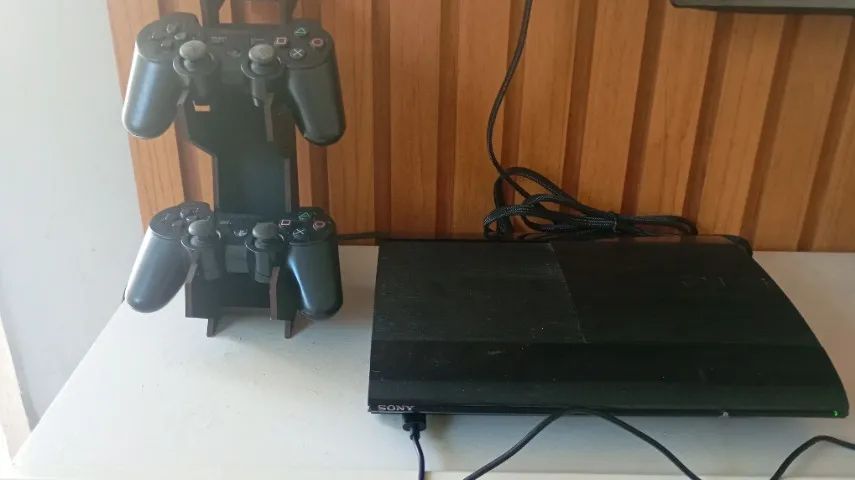 CONSOLER PS3 SUPER SLIM DESTRAVADO COM LOJA PKGI - Foto 2