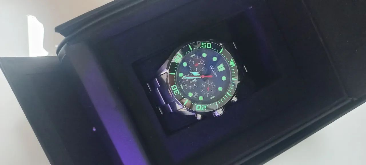 Relógio Orient solar tech