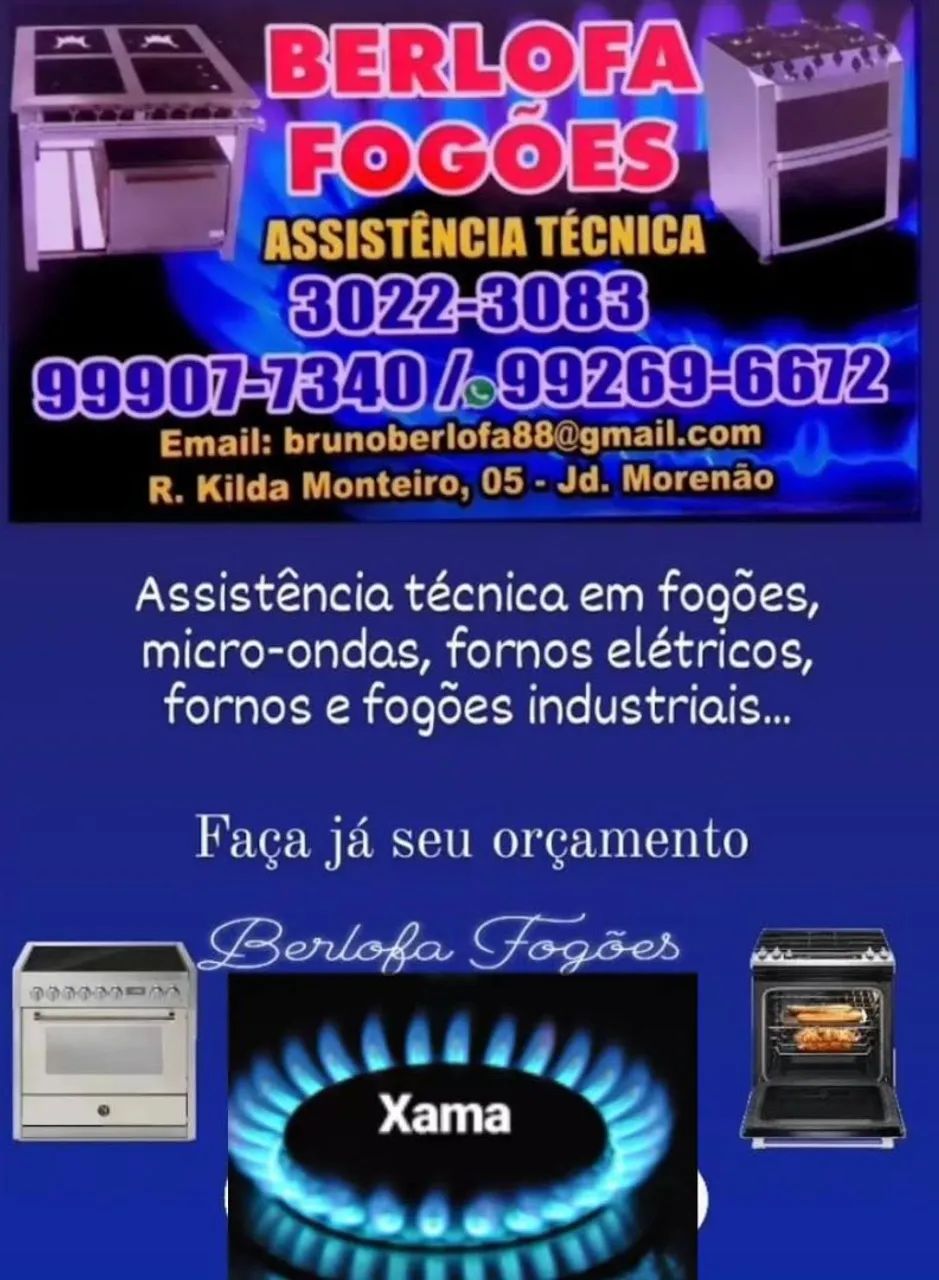 Assistência técnica de fogão 