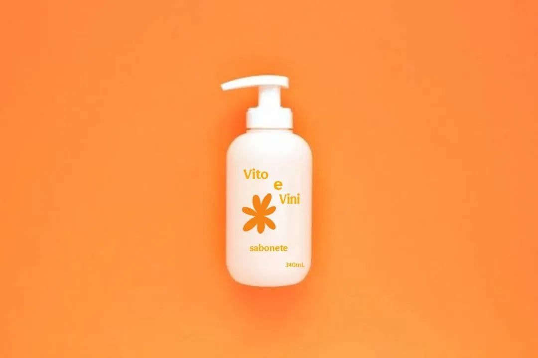 Sabonete líquido cheirinho laranja Vito e Vini 