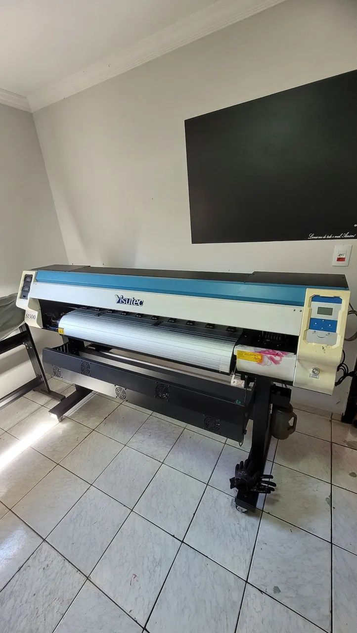 Plotter de Impressão Visutec S1300 XP600 Precisa substituir cabeça de impressão