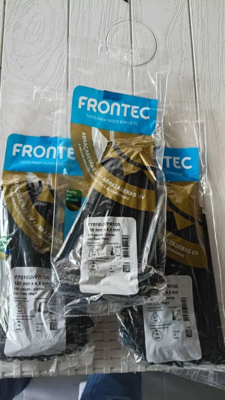 100 braçadeiras(enforca gato)