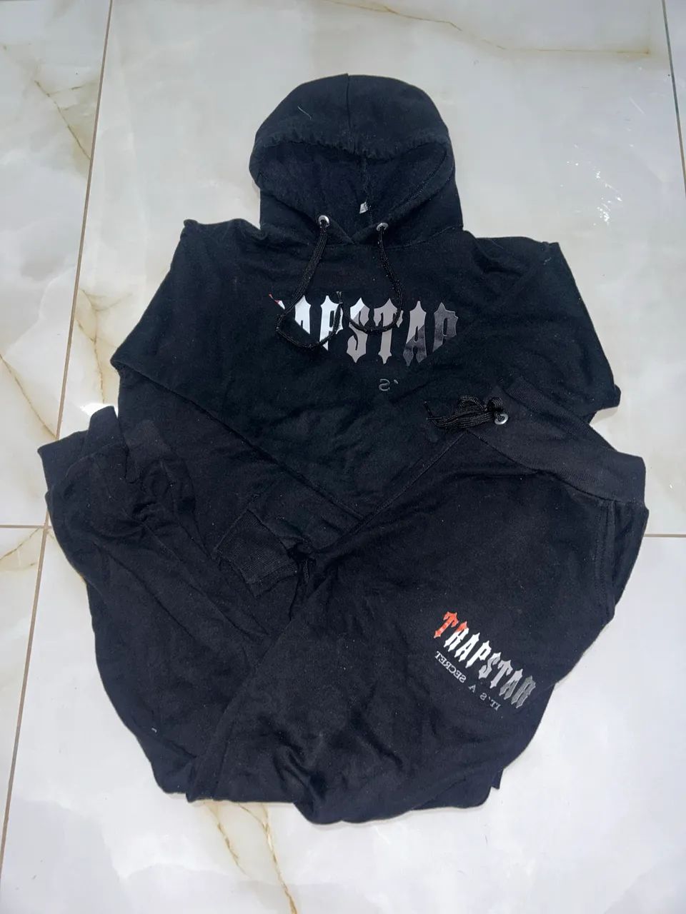 Conjunto moletom de frio Trap star 