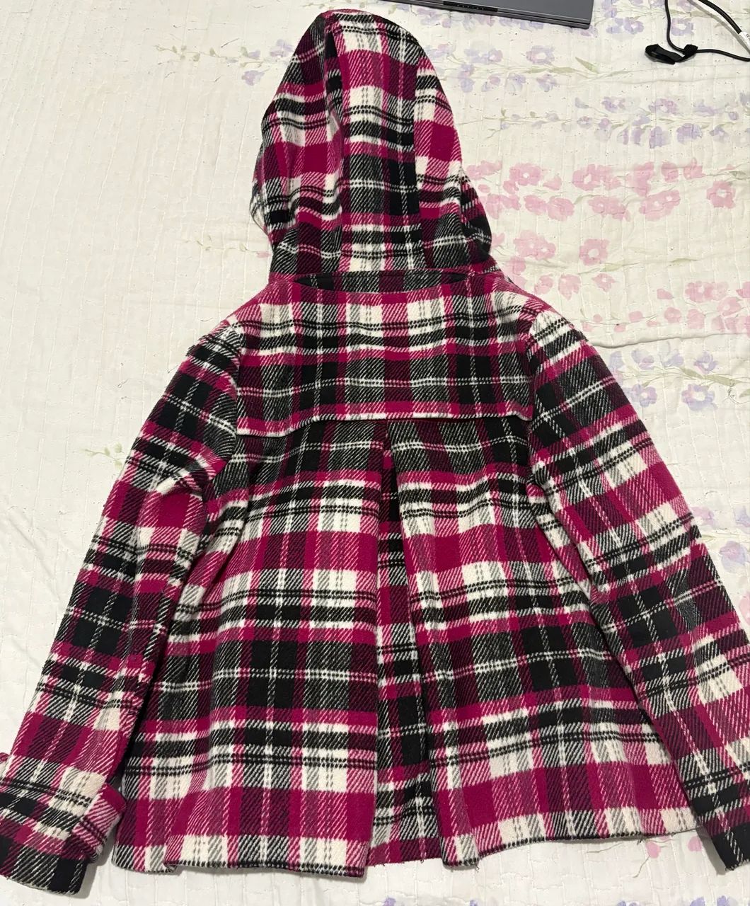 casaco de frio feminino xadrez  - Foto 3