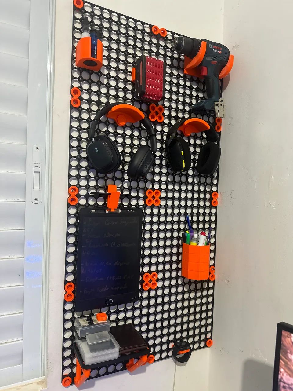 Pegboard multiboard painel organizador