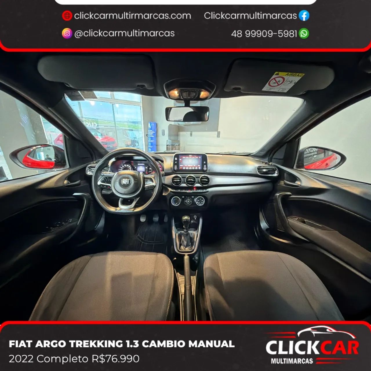 Fiat Argo Trekking 1.3 8V Flex Mec. 2022 - Foto 3