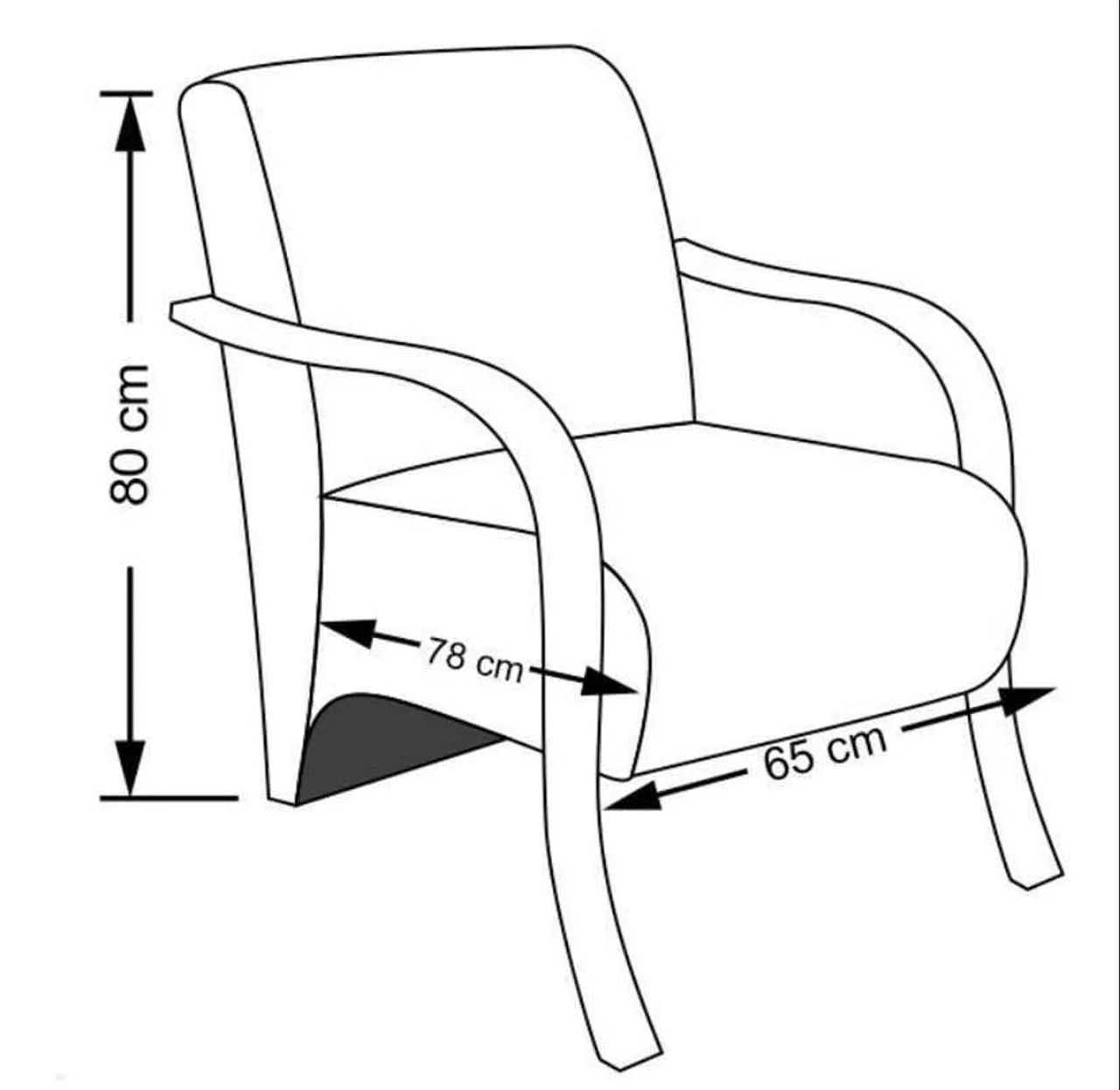 Poltronas pra ambientes comercial e residencial  - Foto 5