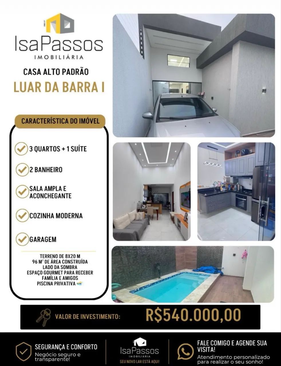 Casa de Alto Padrão Luar da Barra 1 
