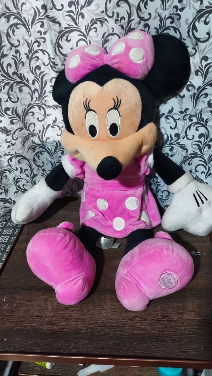 Pelúcia Minnie Rosa Original Disney - Foto 2