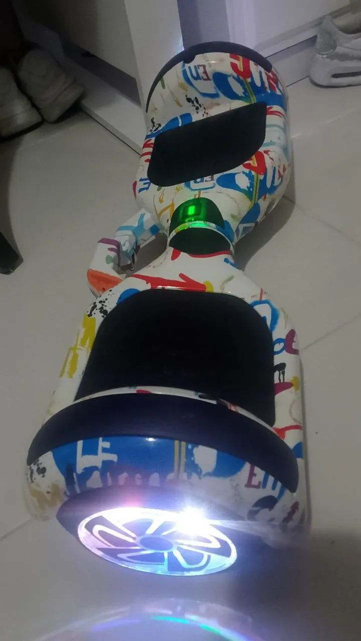 hoverboard novo com carregador com som com capa 
