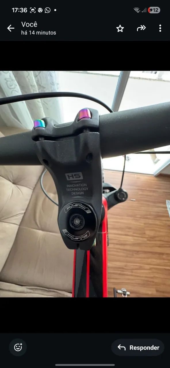 Caloi Elite Carbon Sport 2025 - Mountain bike carbono leve com transmissão Shimano SLX - Foto 2