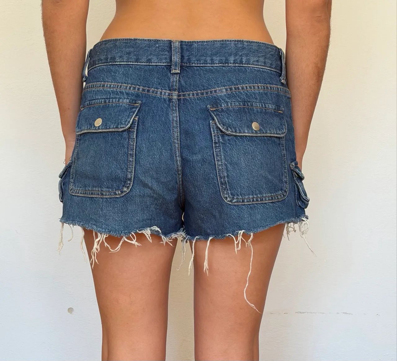 Short azul BERSHKA - Foto 2