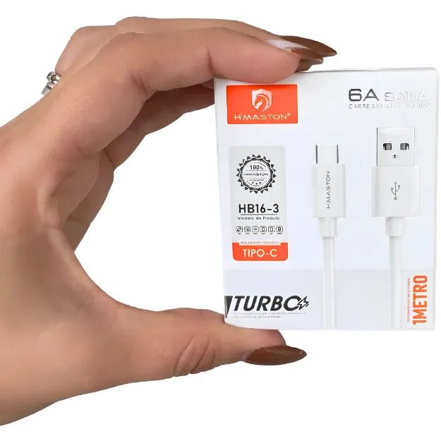 cabo 6A turbo Lightning tipo c e micro  - Foto 3