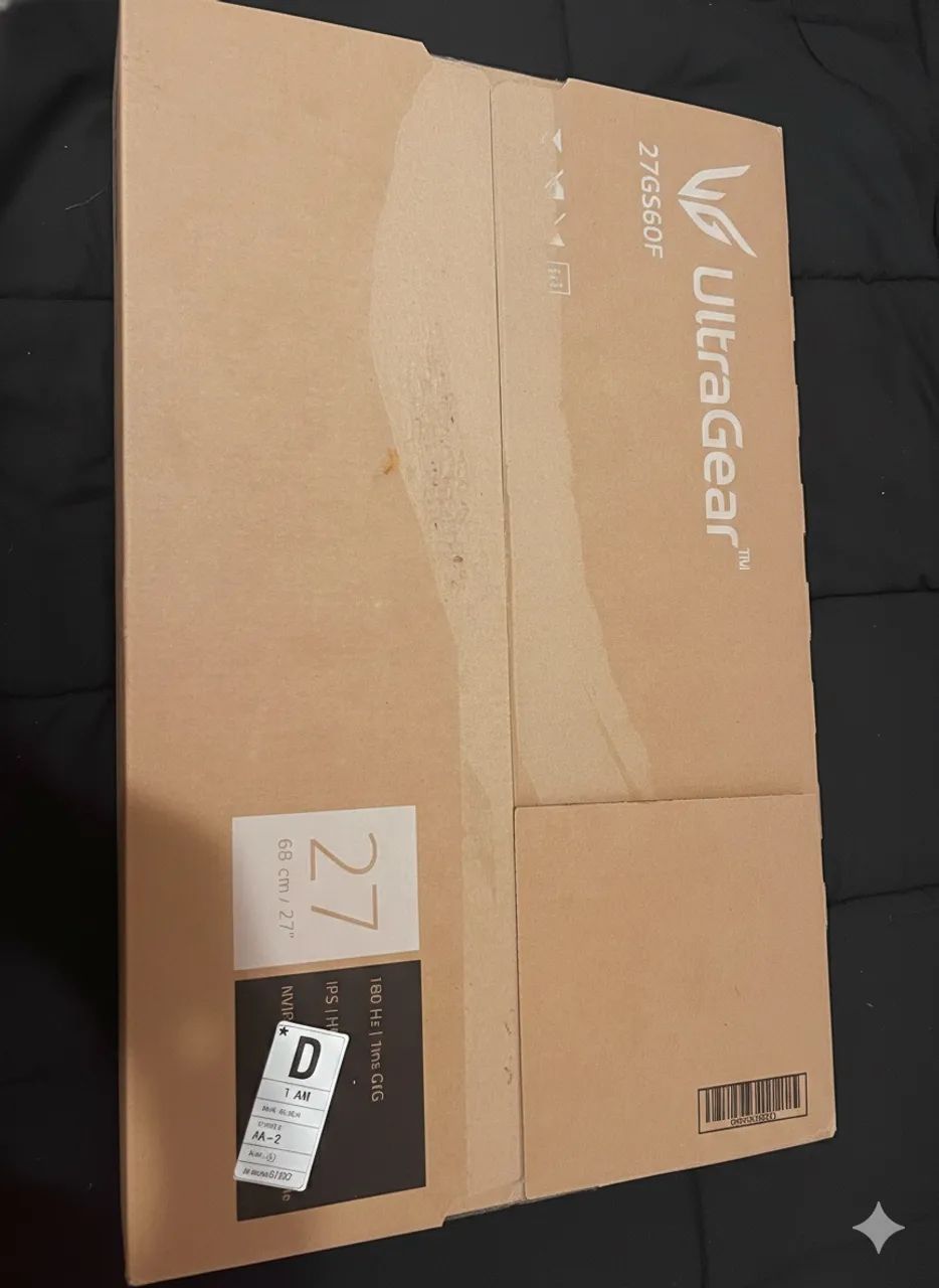 Monitor LG UltraGear 27? 180Hz NOVO LACRADO - Nunca Usado