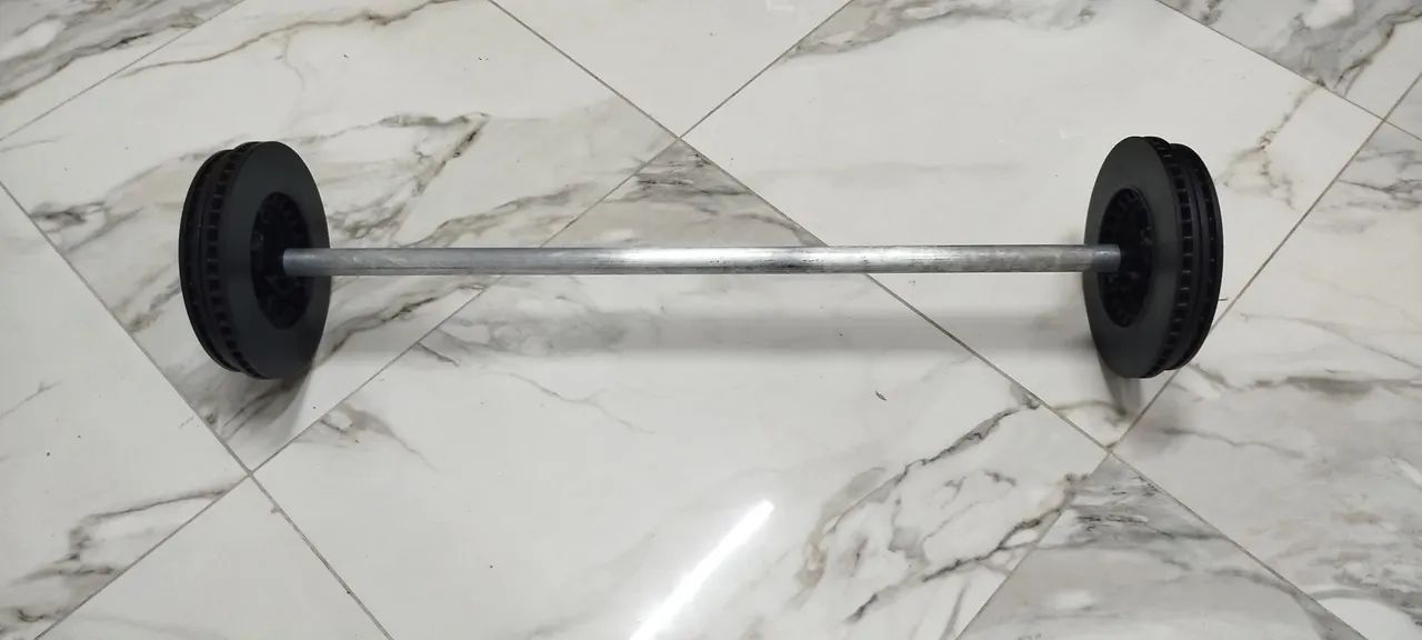 Barra completa 30kg nova - Foto 4
