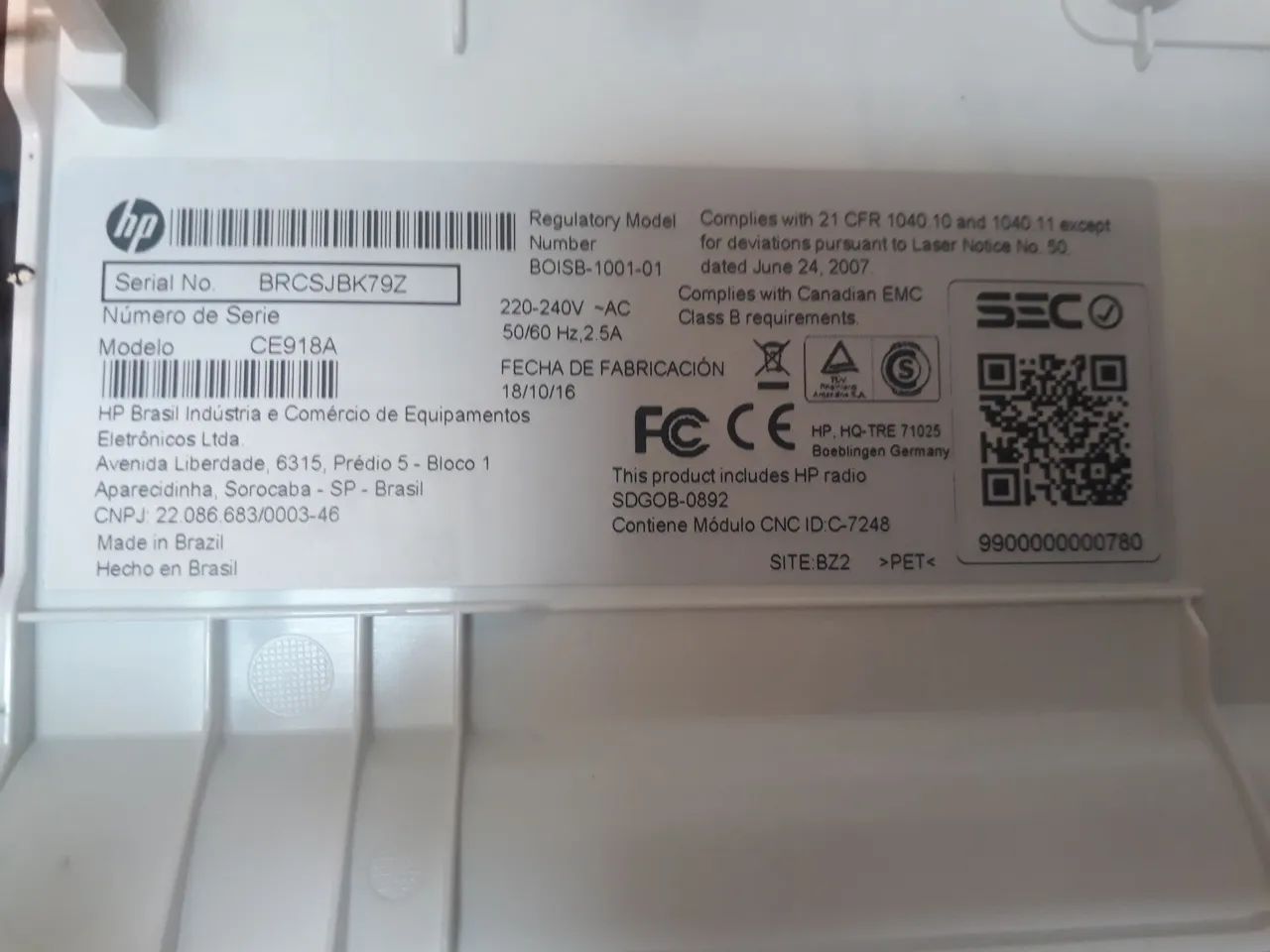 Impressora hp Laser jet CP1025 neste color