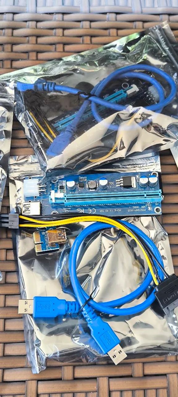 Placa Riser PCIe 1x para 16x 14 unidades - Foto 4