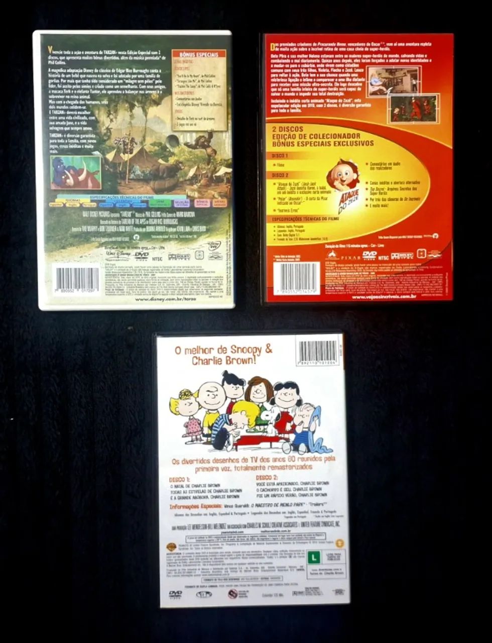DVDs Os Incríveis e Snoopy (Edições Raras) - Foto 2