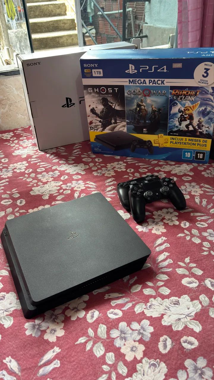PS4 1TB (2 controles + jogos) - Foto 5