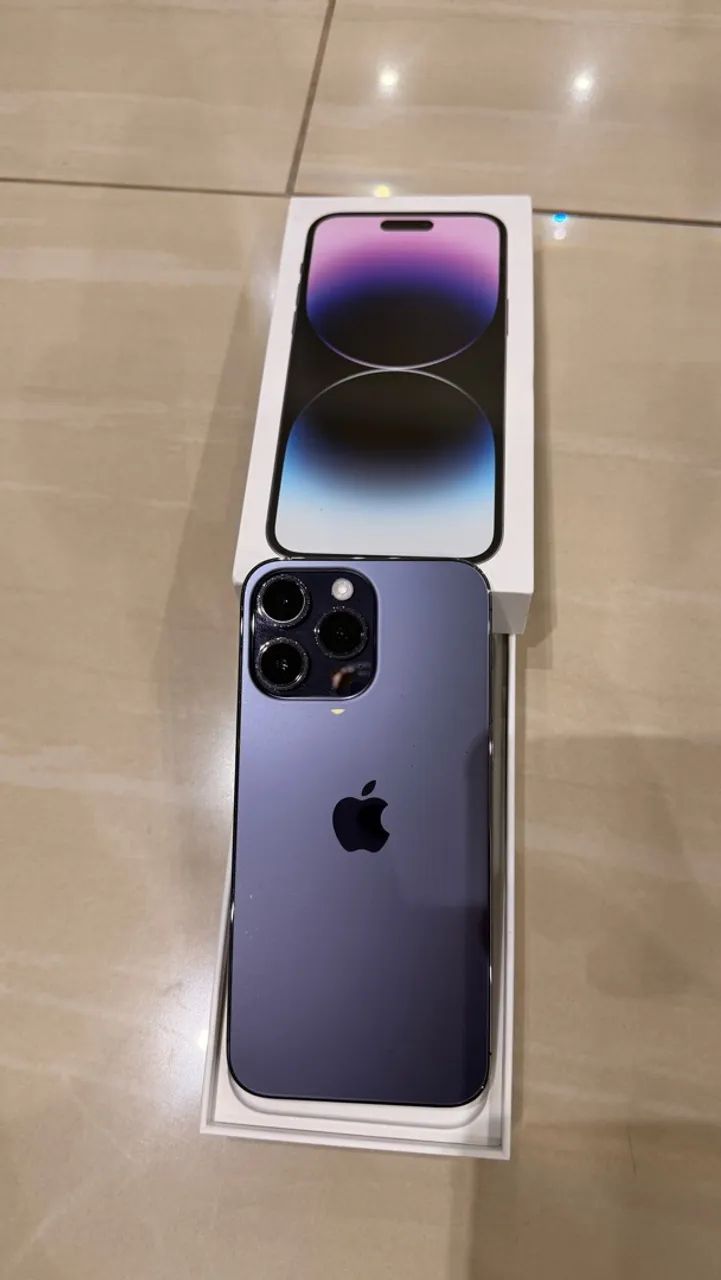 Iphone 14 pro max 256gb roxo - Único Dono - Foto 3