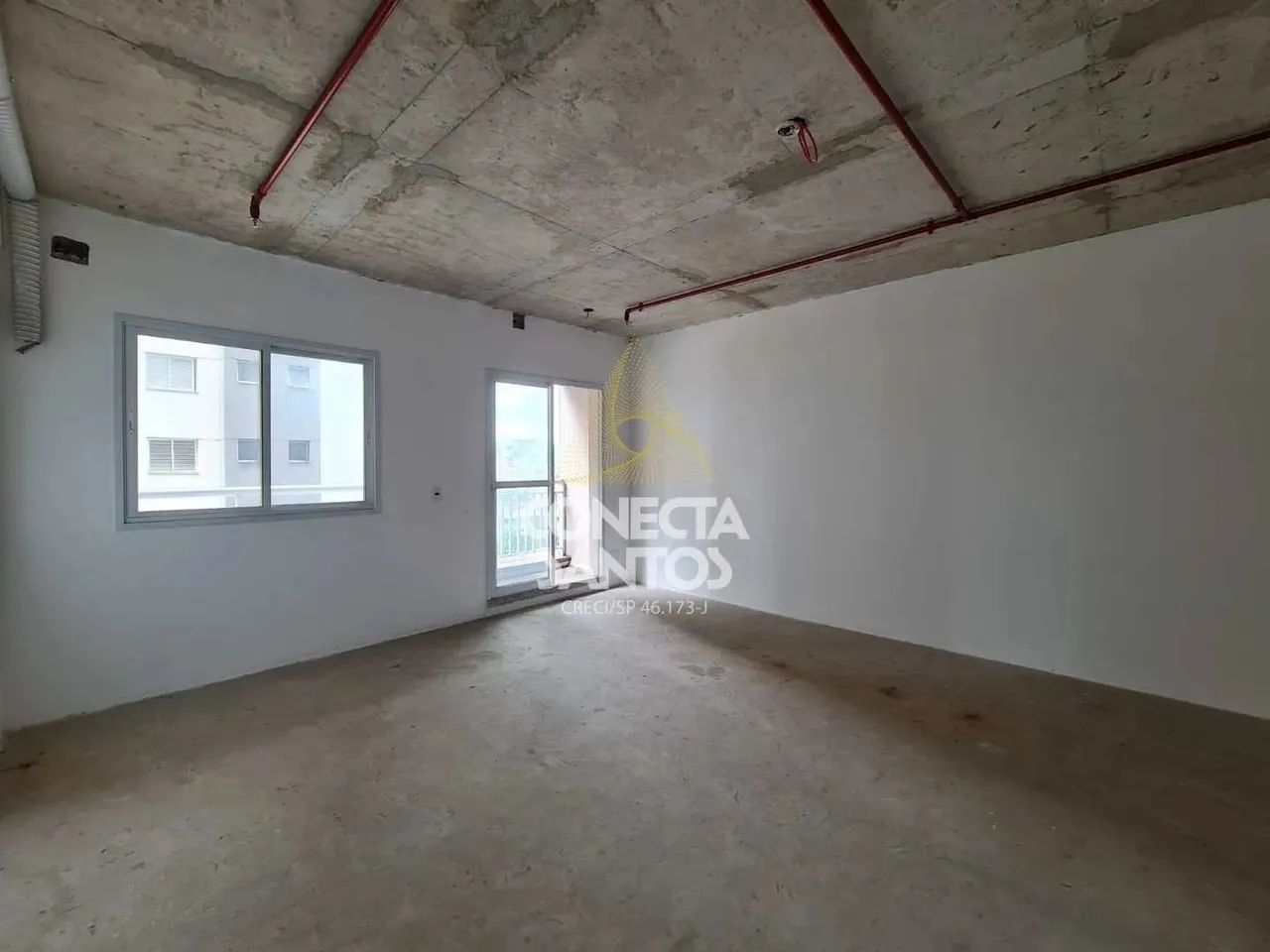 Sala com Lavabo e Sacada em Santos, Cod: 916 - Foto 2