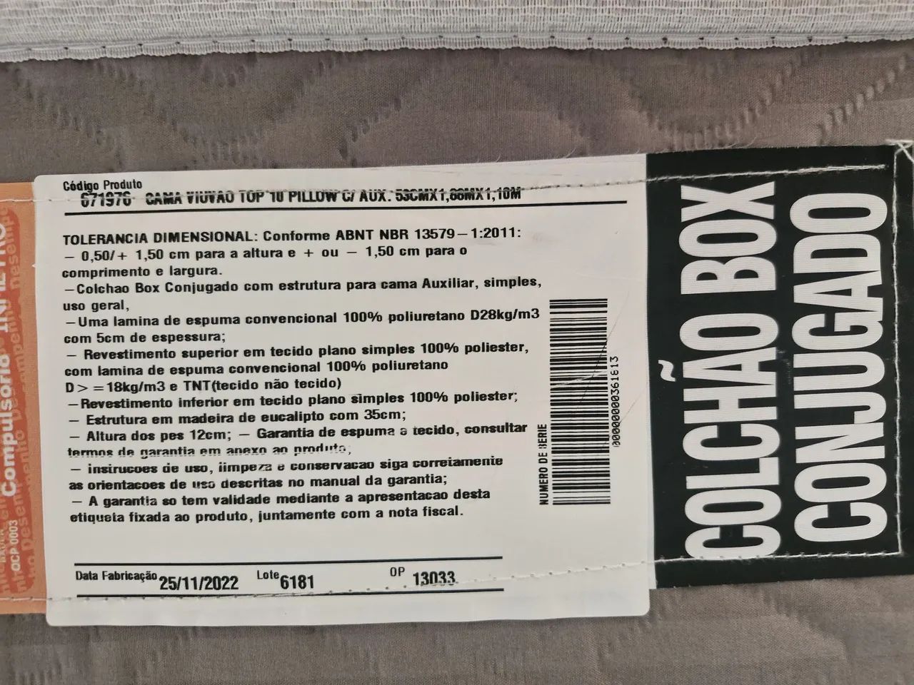 Cama box Vivuao com Cama conjugada  - Foto 4