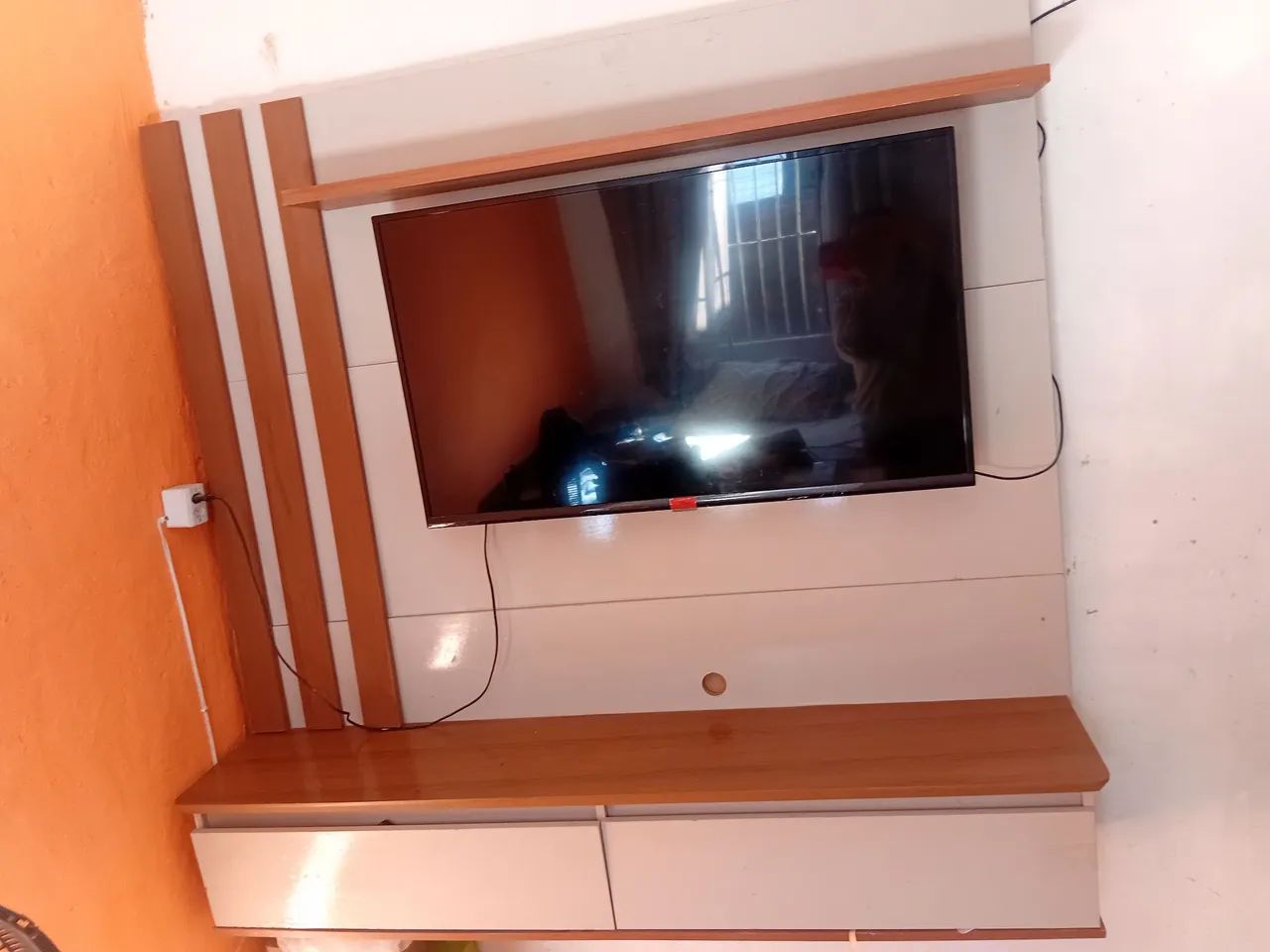 Painel de tv até 55 polegadas  em mdf, no precinho pra sair logo  - Foto 2