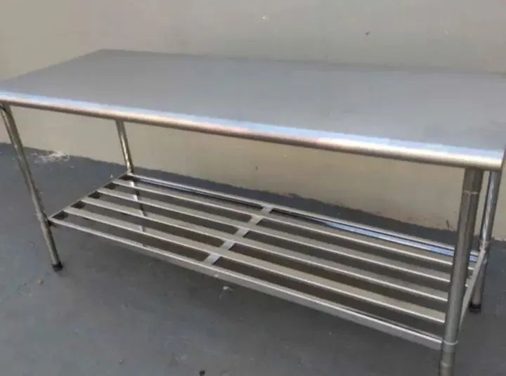 Mesa de Aço Inox  Grande Profissional Nova 