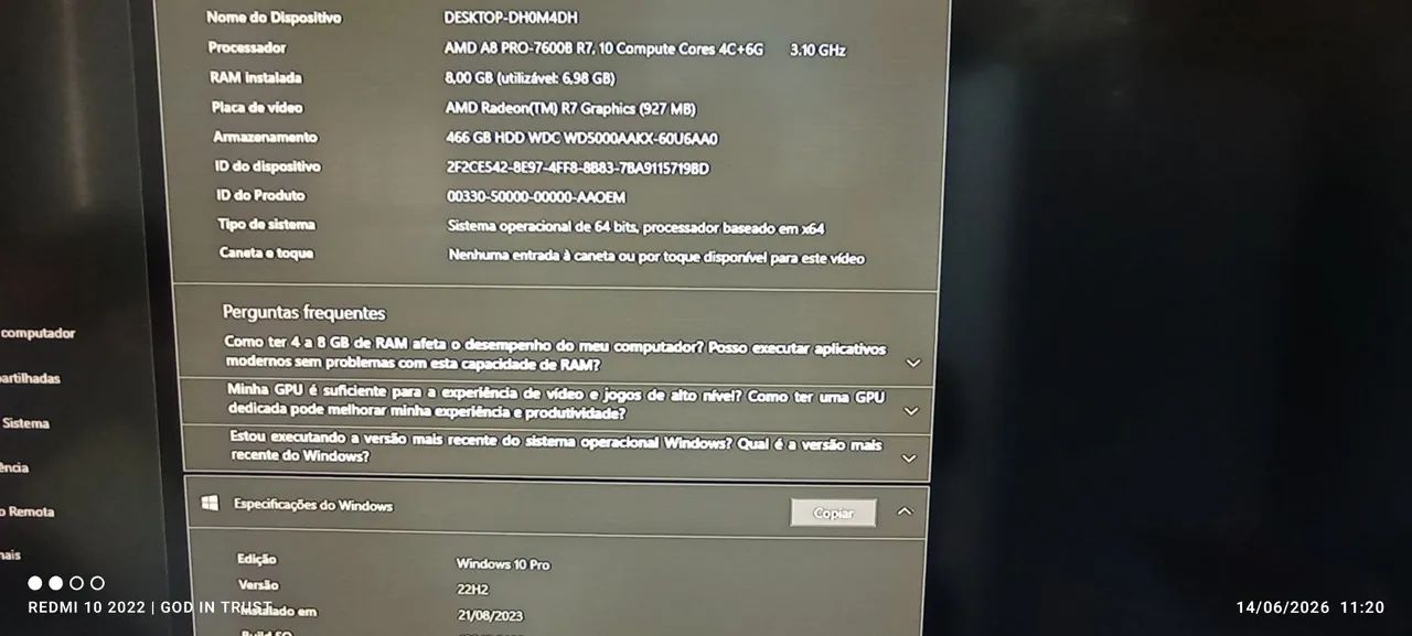 Computador HP EliteDesk 705 G1 Siff - Foto 4