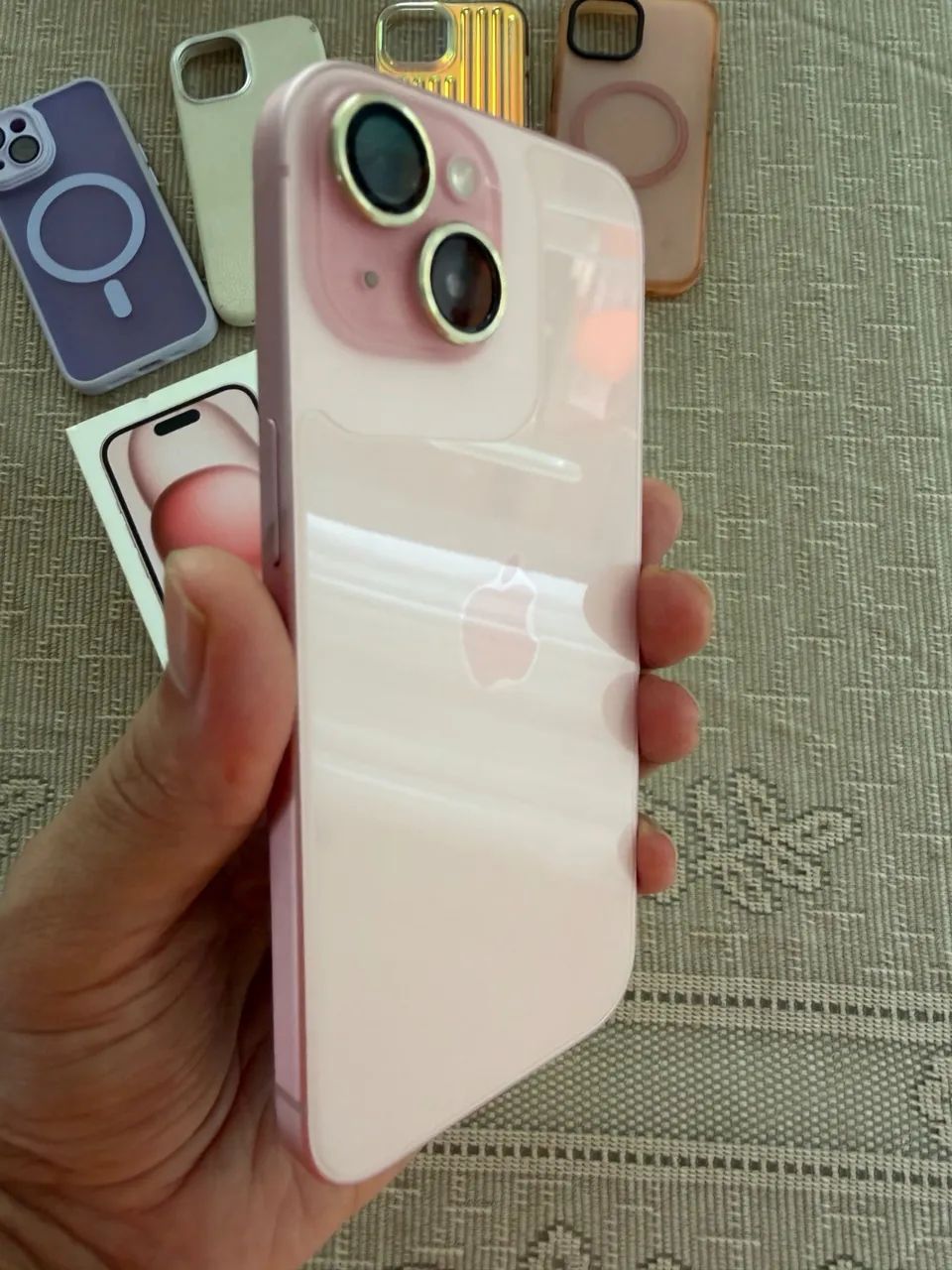 Iphone 15 128GB Rosa Super Conservado  - Foto 4