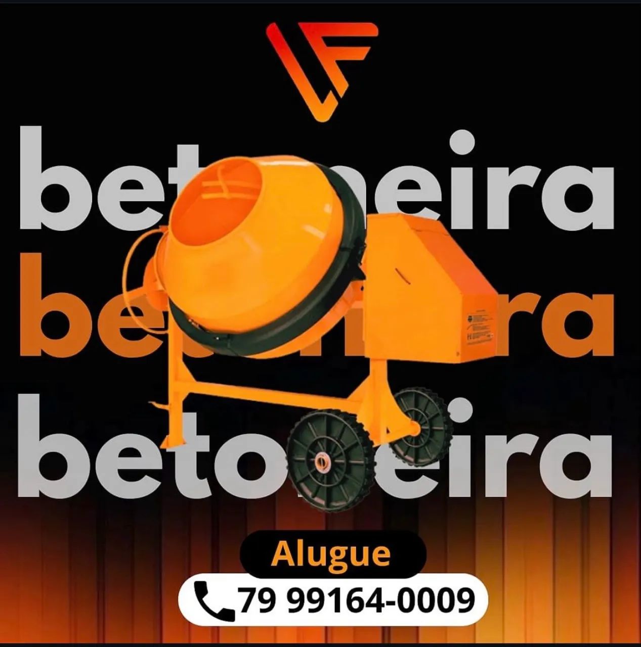 ALUGUEL DE BETONEIRA 