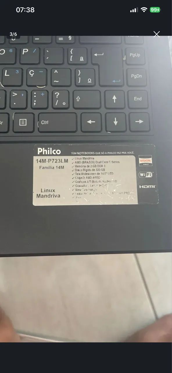 Notebook Philco