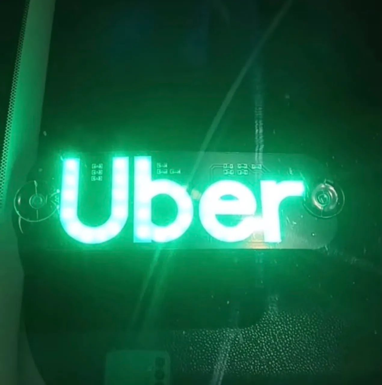 Placa de LED para Uber e 99 - Foto 2
