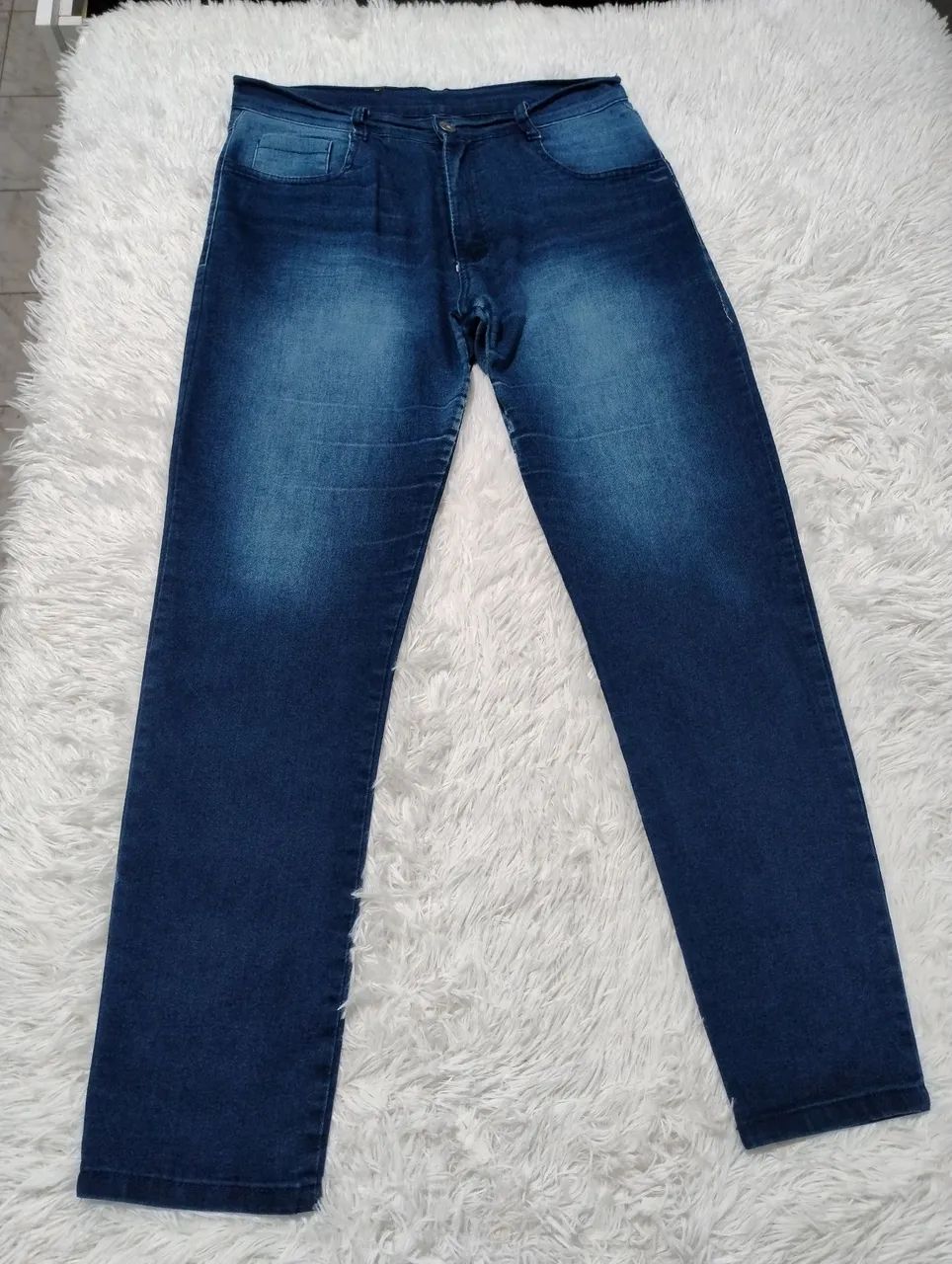 Calça Masculina Premium Denim 46 - Foto 2