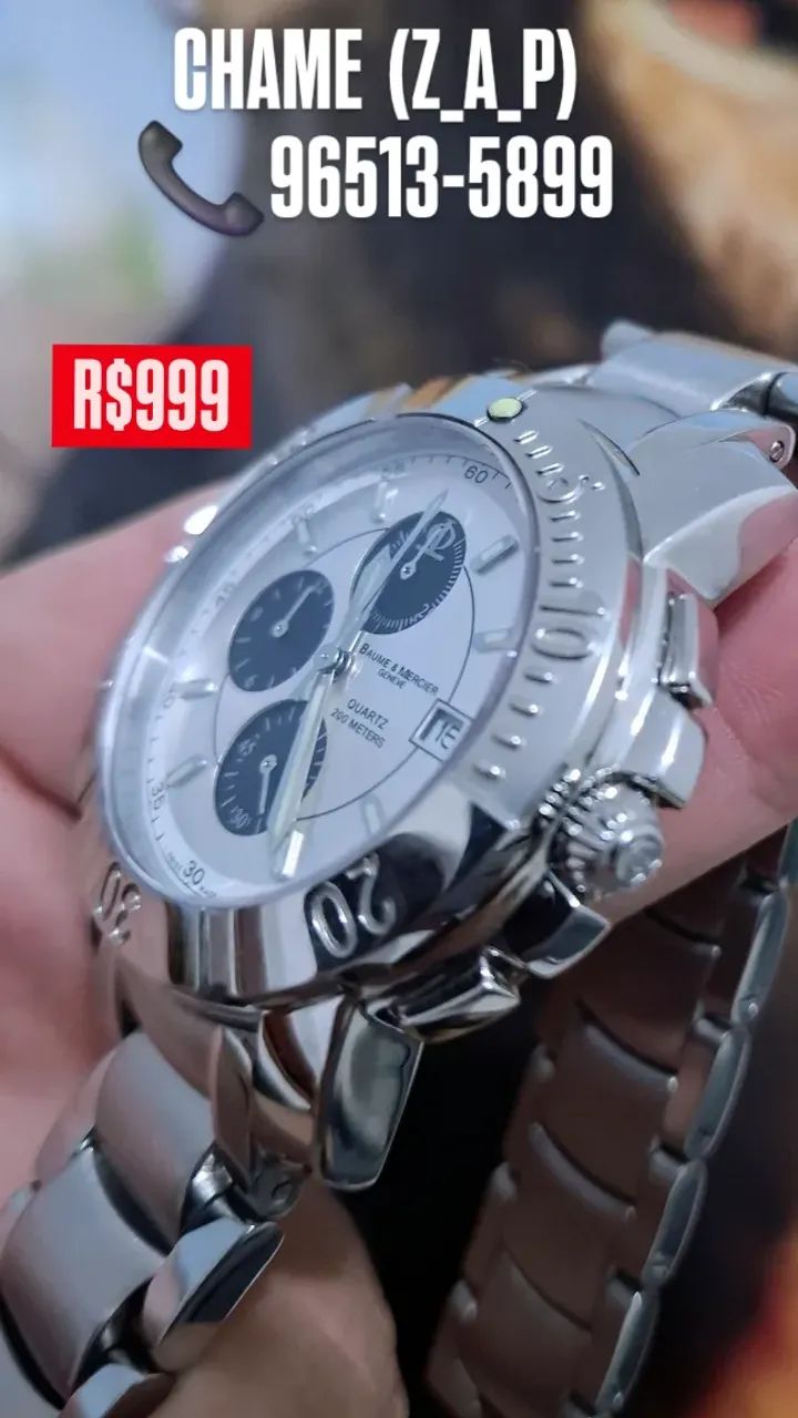 Relógio BAUME & MERCIER GENEVE - MULTIFUNCIONAL ENTREGAMOS  - Foto 2
