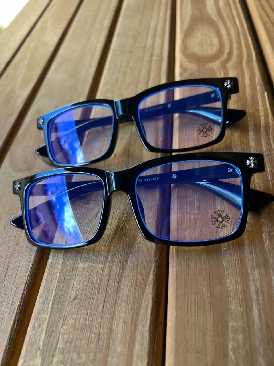 Óculos Chrome Hearts CH03 Black - Foto 5