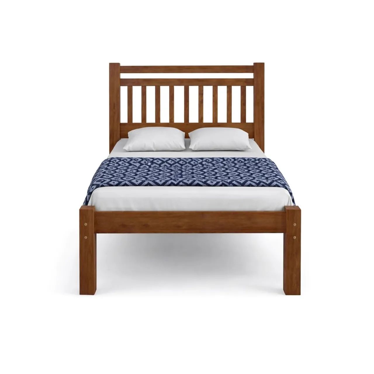Cama Nova solteiro madeira maciça 