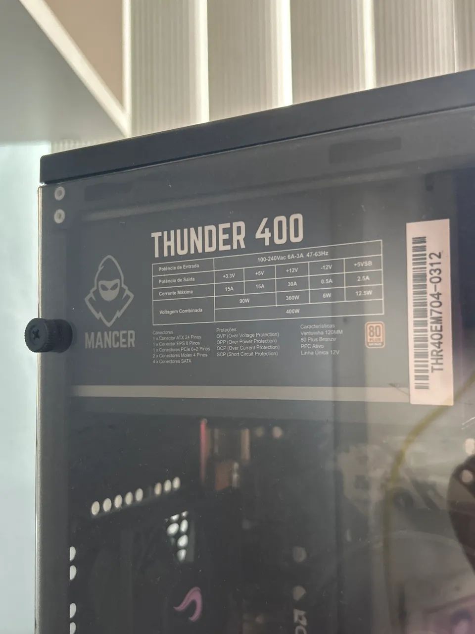 Fonte Mancer thunder 400W