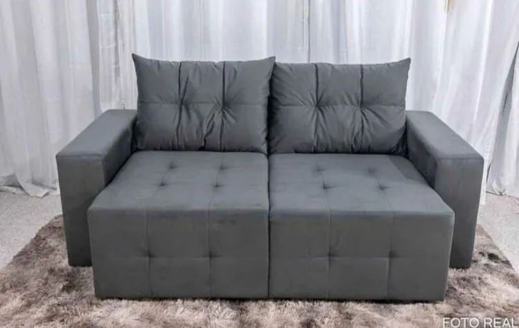 Sofá retrátil Texas ótimo para apartamento, de fábrica(PASSE O CEP) - Foto 2