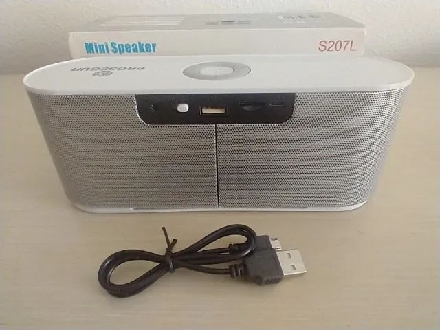 Caixinha De Som Bluetooth Speaker S207 na embalagem  - Foto 2