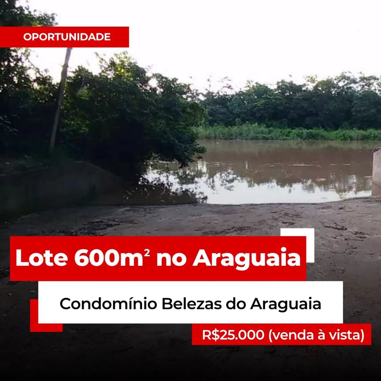 Lote 600m Belezas do Araguaia 
