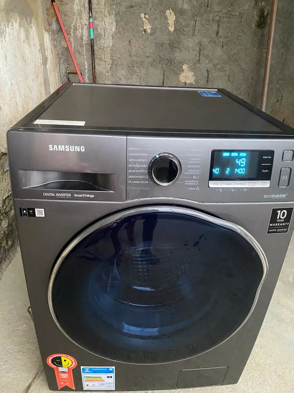 Lava e seca inox - IMPECÁVEL 