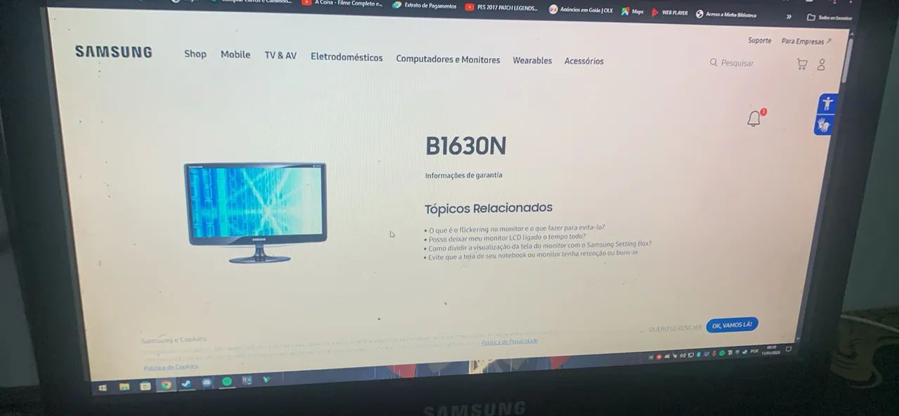 Monitor Samsung 19 polegadas