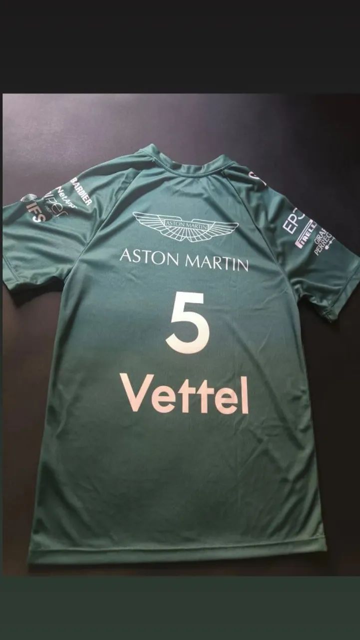 Camisa Aston Martin Formulá 1 - Foto 2