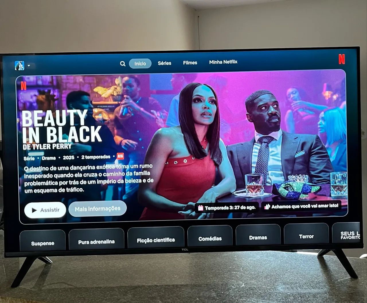 Tv smart 40? semi nova (Android)