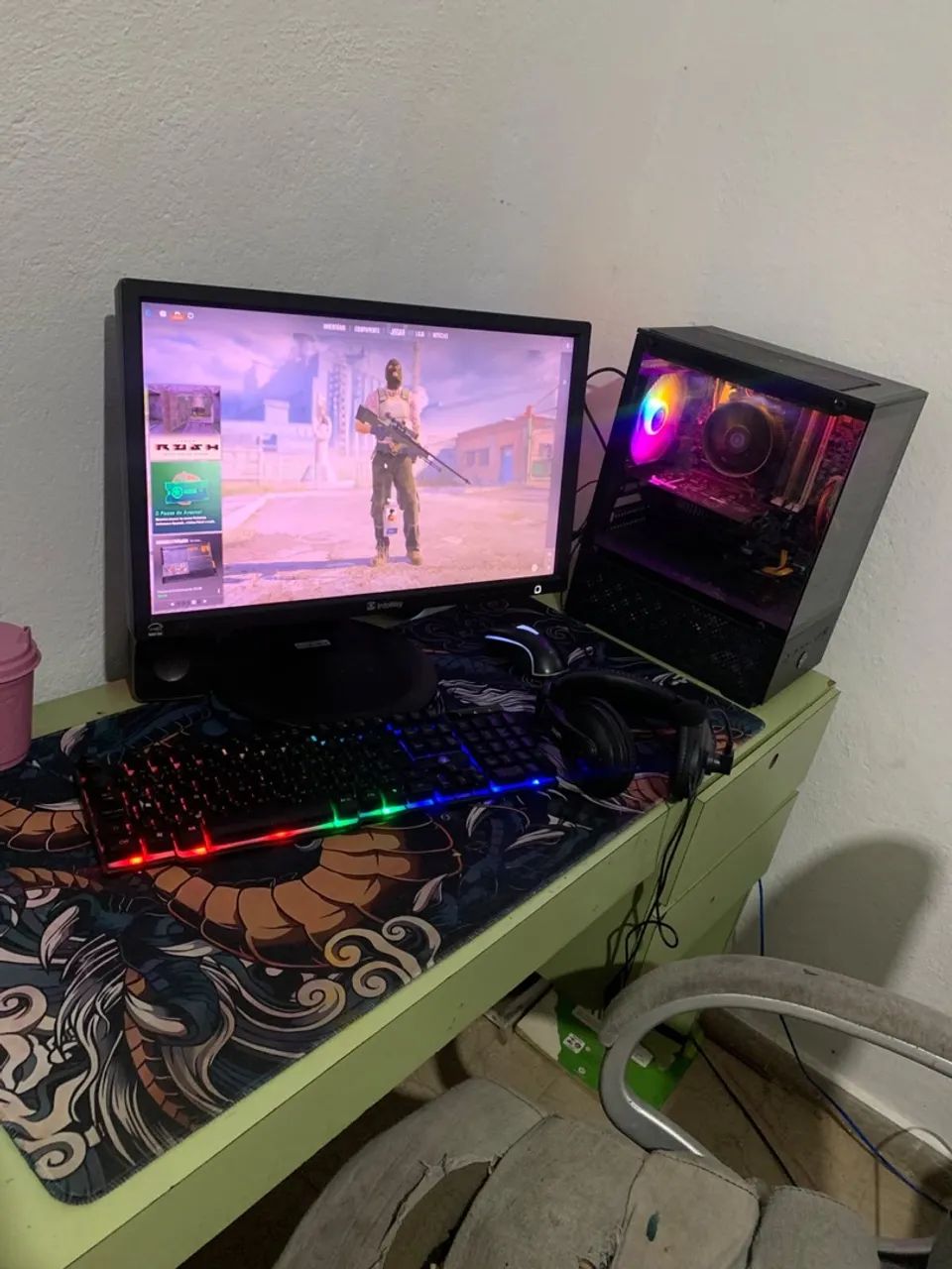 Pc gamer completo no precinho pra sair rápido  - Foto 3