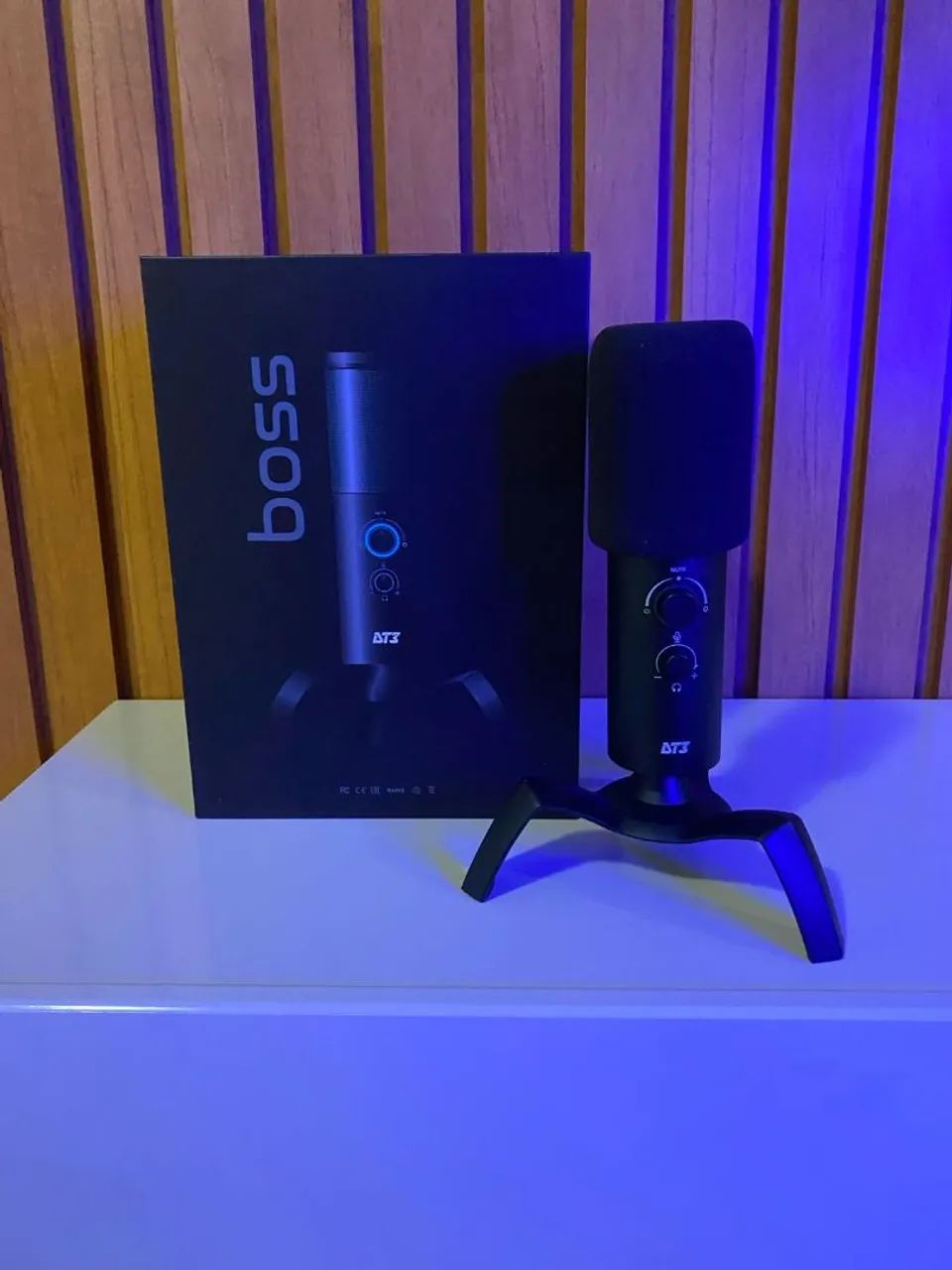 MICROFONE BOSS DT3 - PERFEITO PARA GAME, STREAMING, LIVE, ETC - Foto 5