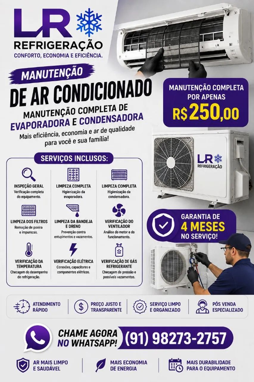 Manutenção de Ar condicionado 