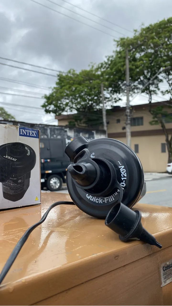 Bomba de ar elétrica Intex Quick Fill - Foto 3